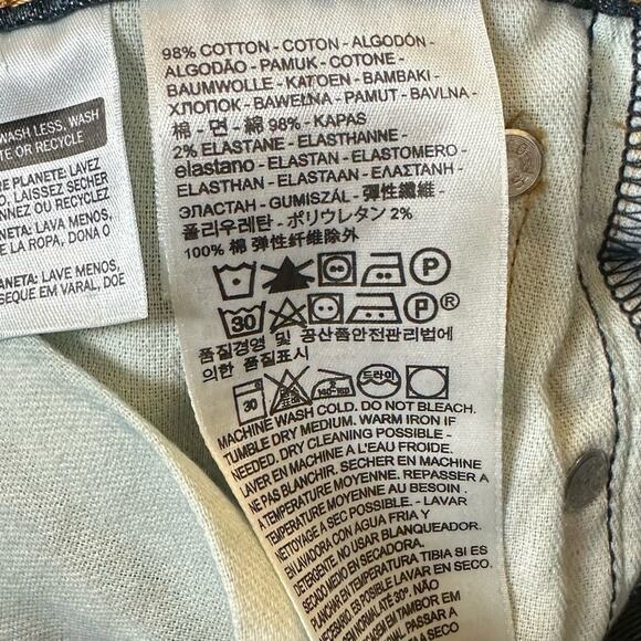 Levi's 511 Men's Slim Fit Jeans Size 30 X 32 Dark Wash - Picture 7 of 8